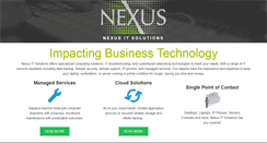 Desktop Screenshot of nexusitsolutions.com